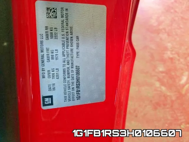 1G1FB1RS3H0106607 фото 2