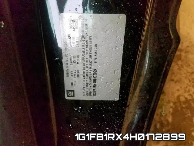 1G1FB1RX4H0172899 фото 2
