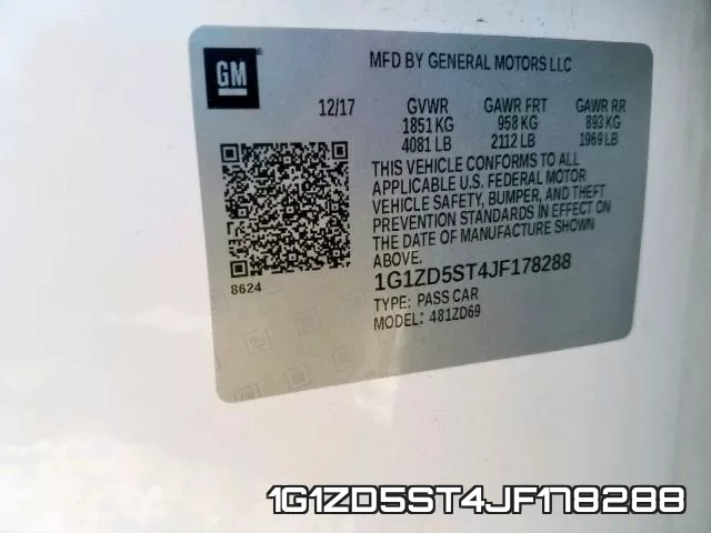 1G1ZD5ST4JF178288 фото 2