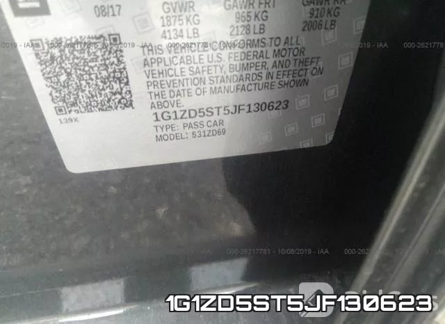 1G1ZD5ST5JF130623 фото 10