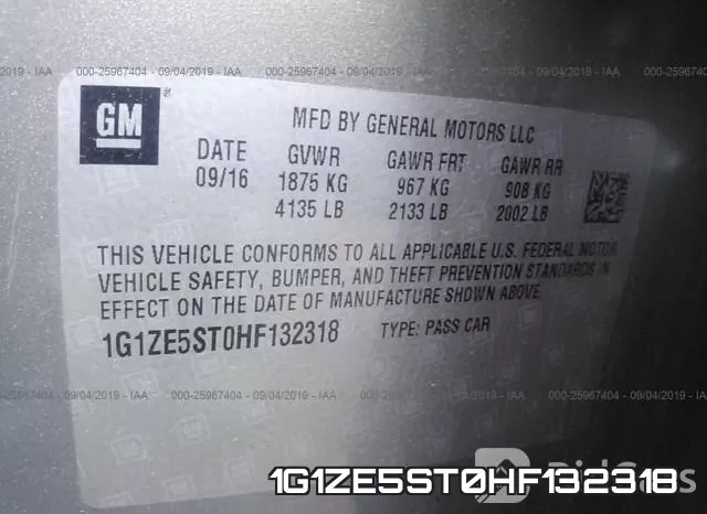 1G1ZE5ST0HF132318 фото 10
