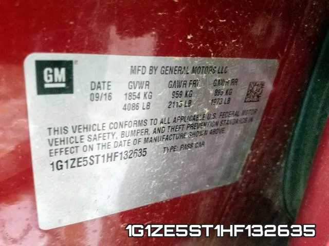 1G1ZE5ST1HF132635 фото 2