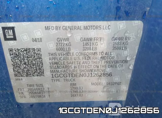 1GCGTDEN0J1262856 фото 10