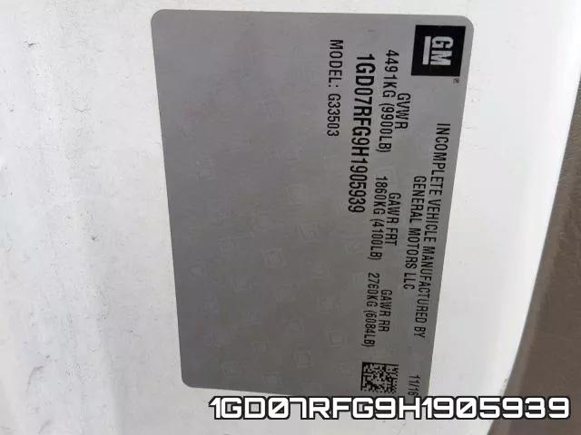 1GD07RFG9H1905939 фото 2