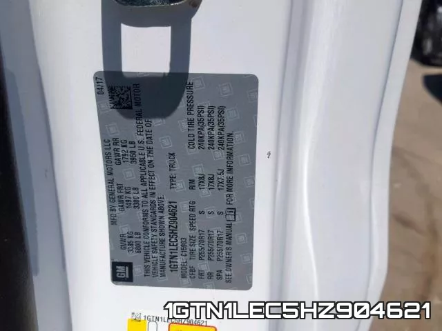 1GTN1LEC5HZ904621 фото 2