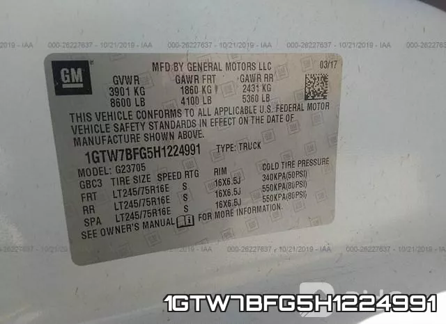 1GTW7BFG5H1224991 фото 10