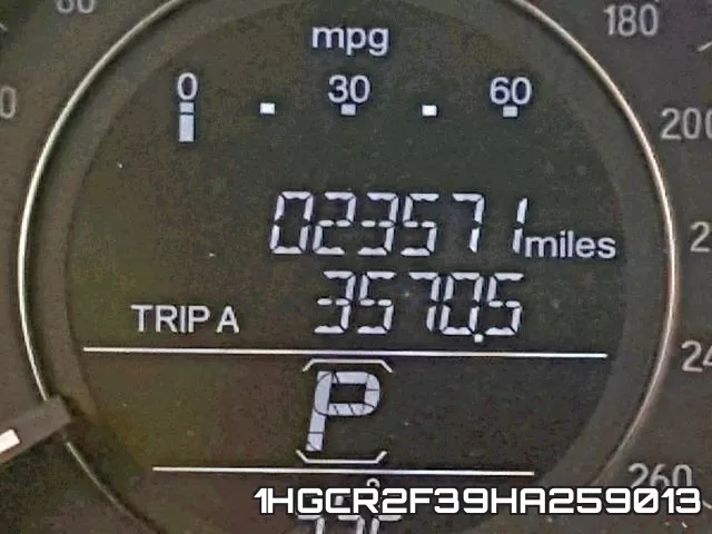 1HGCR2F39HA259013 фото 9