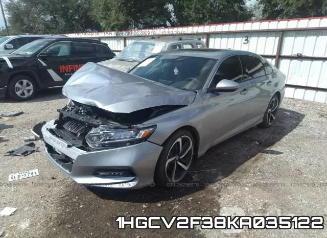 1HGCV2F38KA035122 фото 3