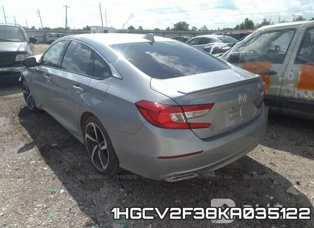 1HGCV2F38KA035122 фото 4