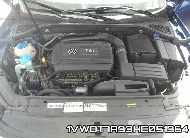 1VWDT7A33HC051364 фото 2