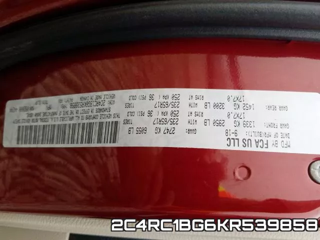 2C4RC1BG6KR539858 фото 2