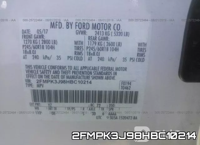 2FMPK3J98HBC10214 фото 10