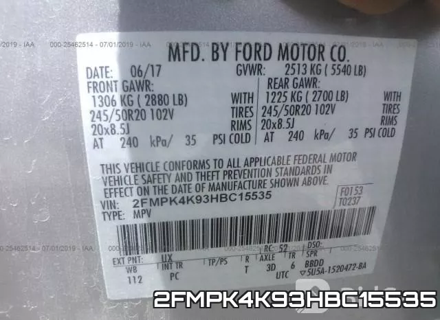 2FMPK4K93HBC15535 фото 10