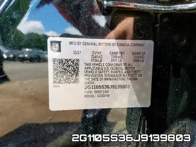 2G1105S36J9139803 фото 2