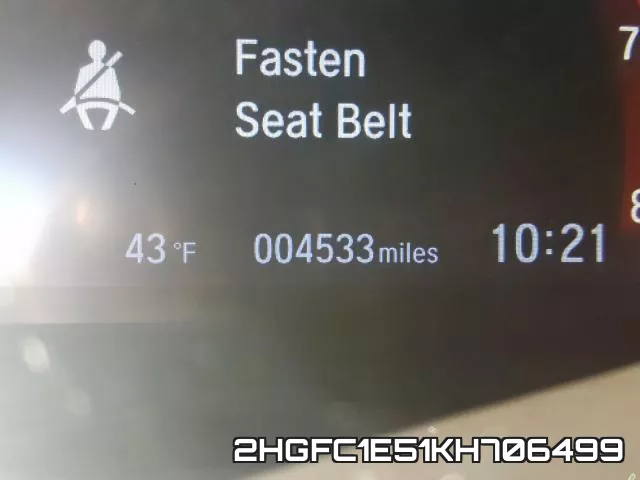 2HGFC1E51KH706499 фото 9