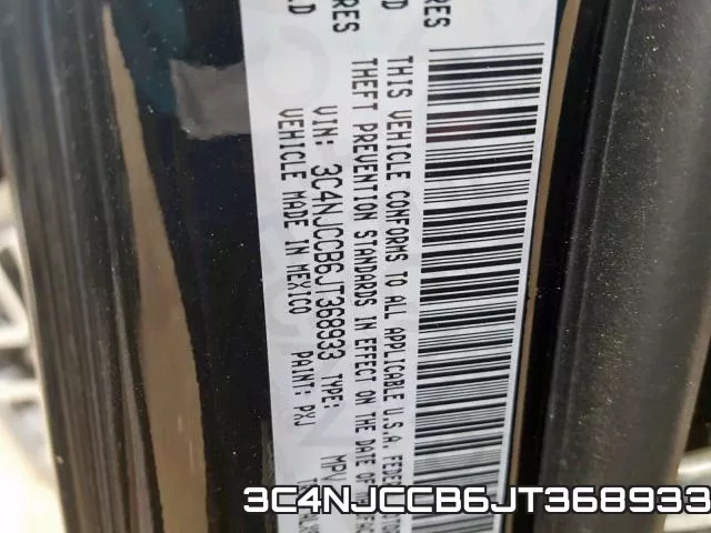 3C4NJCCB6JT368933 фото 2