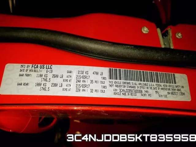 3C4NJDDB5KT835958 фото 2