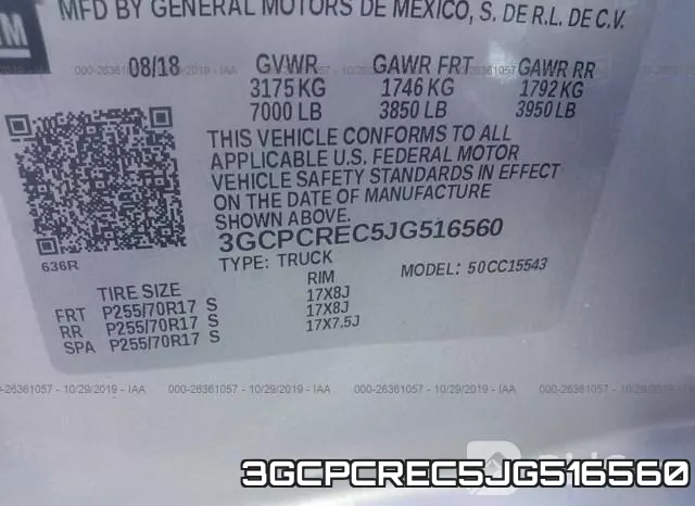 3GCPCREC5JG516560 фото 10