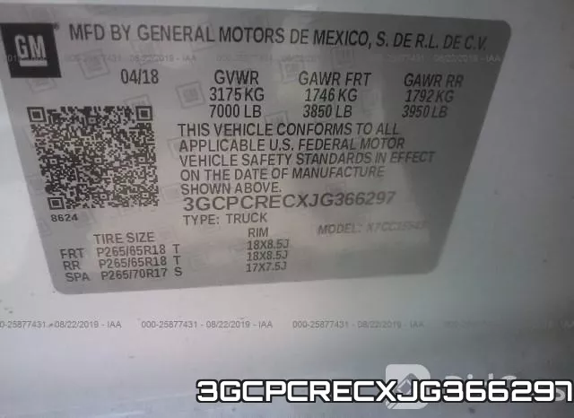 3GCPCRECXJG366297 фото 10