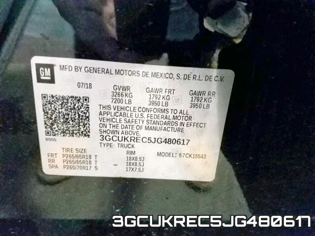3GCUKREC5JG480617 фото 2