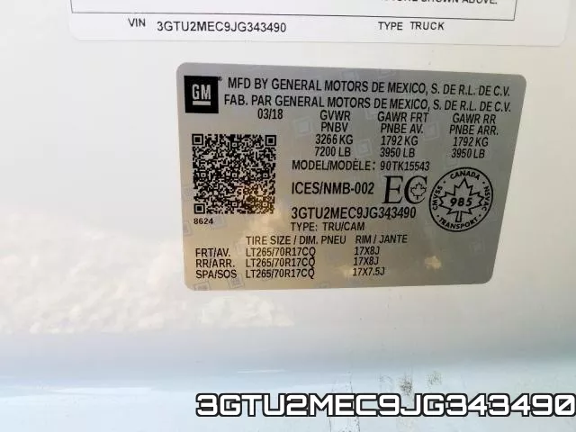3GTU2MEC9JG343490 фото 2