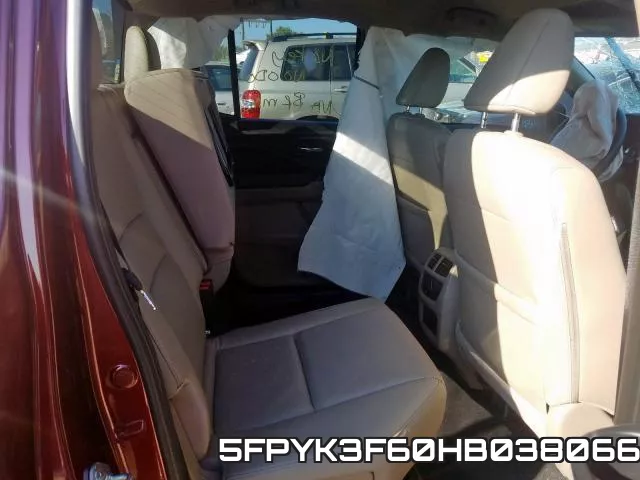 5FPYK3F60HB038066 фото 7