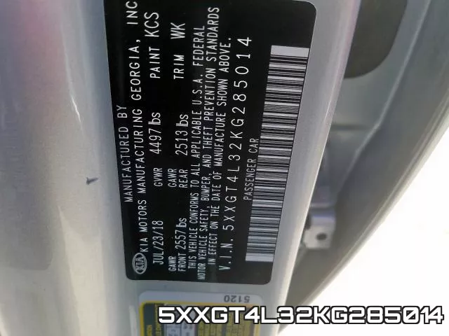 5XXGT4L32KG285014 фото 2