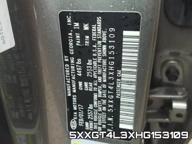 5XXGT4L3XHG153109 фото 2