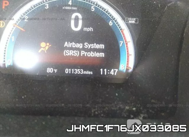 JHMFC1F76JX033085 фото 8