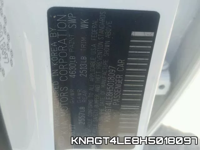 KNAGT4LE8H5018097 фото 2