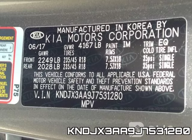 KNDJX3AA9J7531280 фото 10