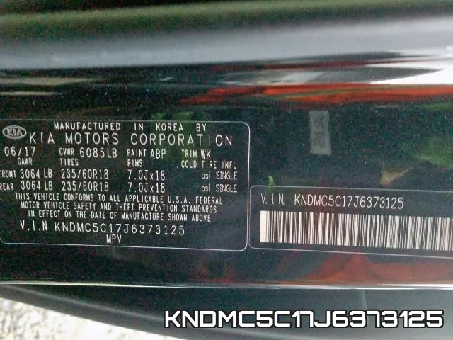 KNDMC5C17J6373125 фото 2