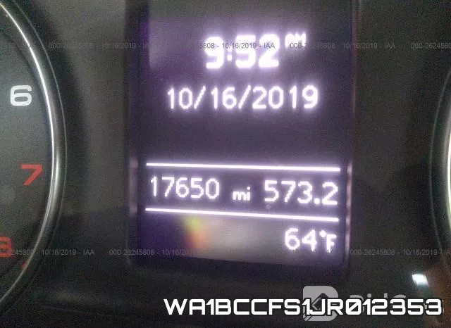 WA1BCCFS1JR012353 фото 8