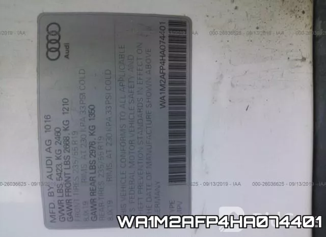 WA1M2AFP4HA074401 фото 10