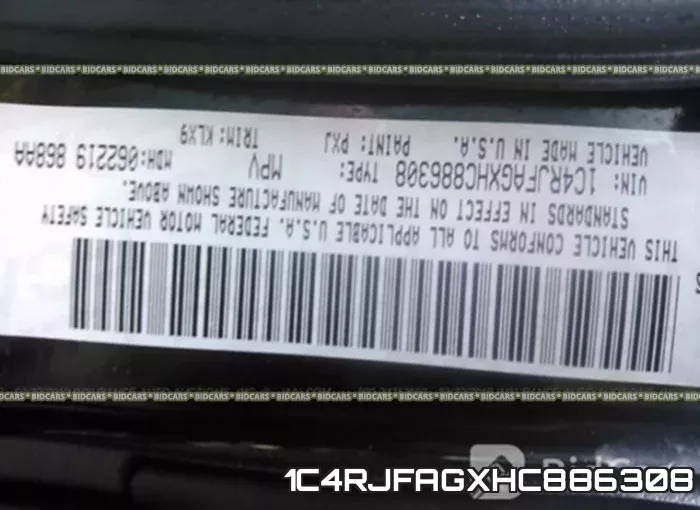 1C4RJFAGXHC886308 фото 10