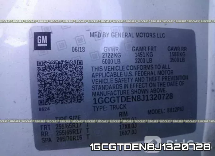 1GCGTDEN8J1320728 фото 10