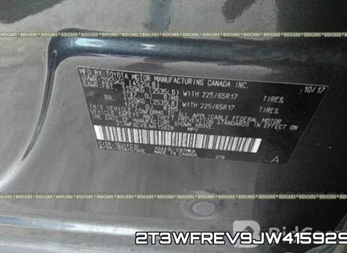 2T3WFREV9JW415929 фото 10