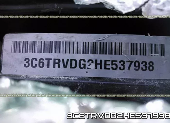 3C6TRVDG2HE537938 фото 10