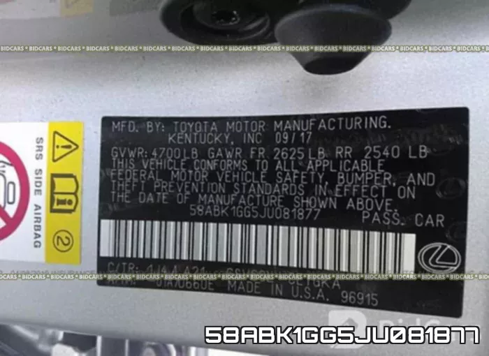 58ABK1GG5JU081877 фото 10