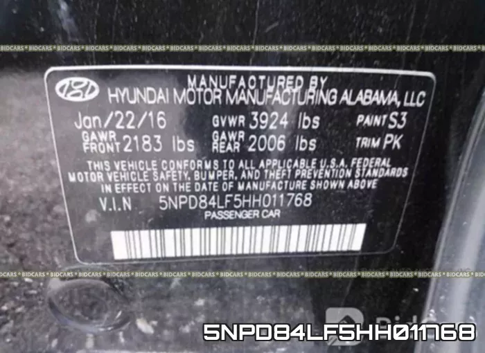 5NPD84LF5HH011768 фото 10