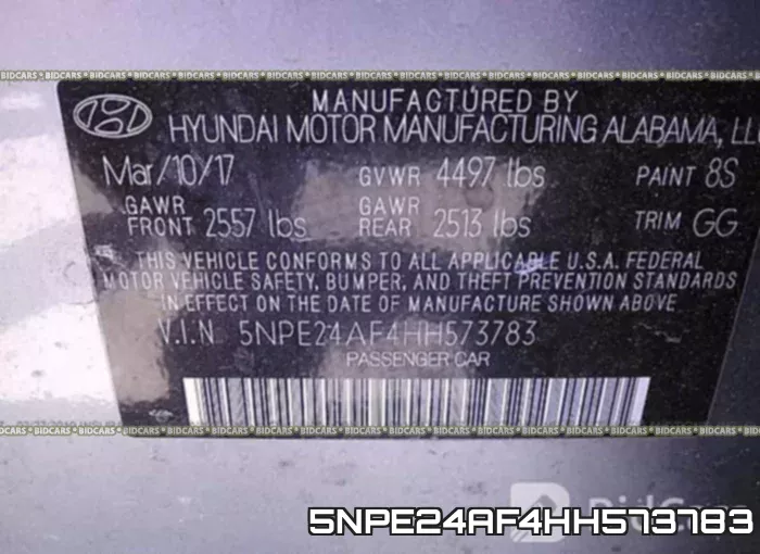 5NPE24AF4HH573783 фото 10