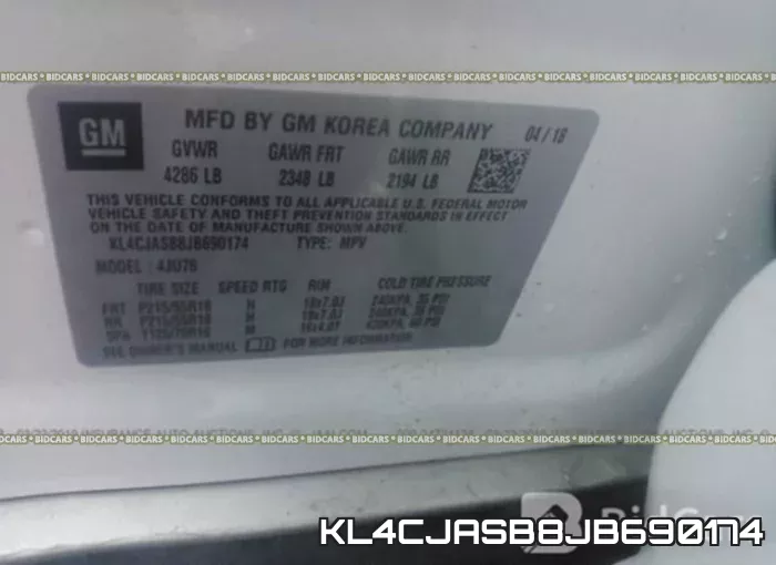 KL4CJASB8JB690174 фото 10