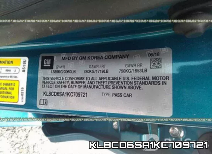 KL8CD6SA1KC709721 фото 10