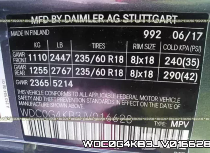WDC0G4KB3JV016628 фото 10