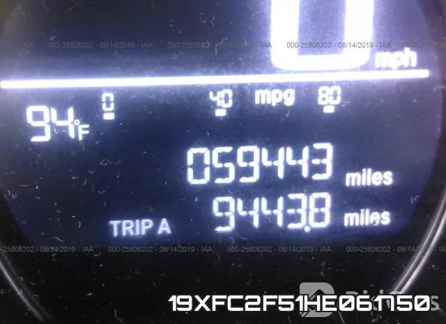 19XFC2F51HE061750 фото 7