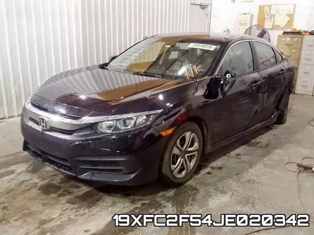 19XFC2F54JE020342 фото 2