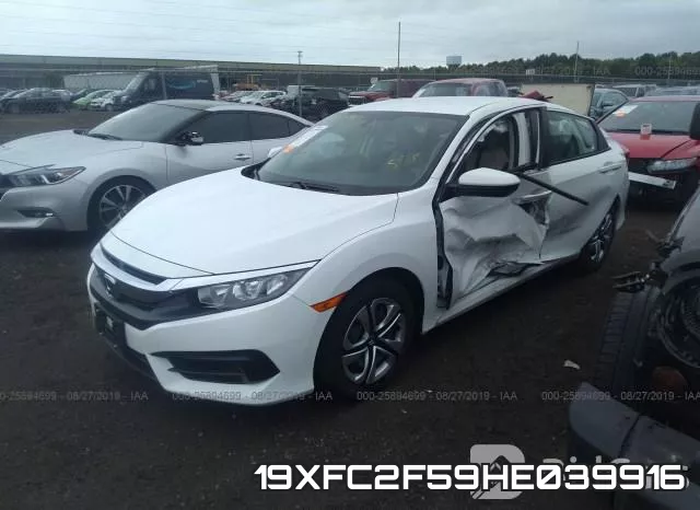 19XFC2F59HE039916 фото 3