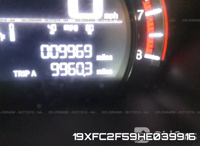 19XFC2F59HE039916 фото 8