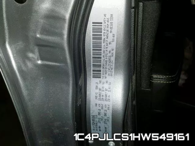 1C4PJLCS1HW549161 фото 2