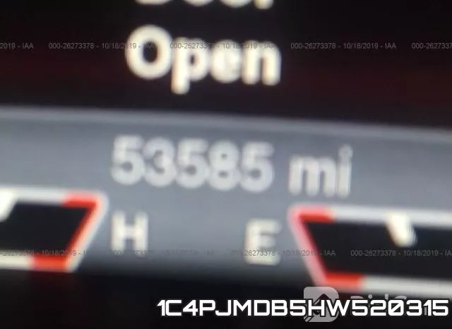 1C4PJMDB5HW520315 фото 6